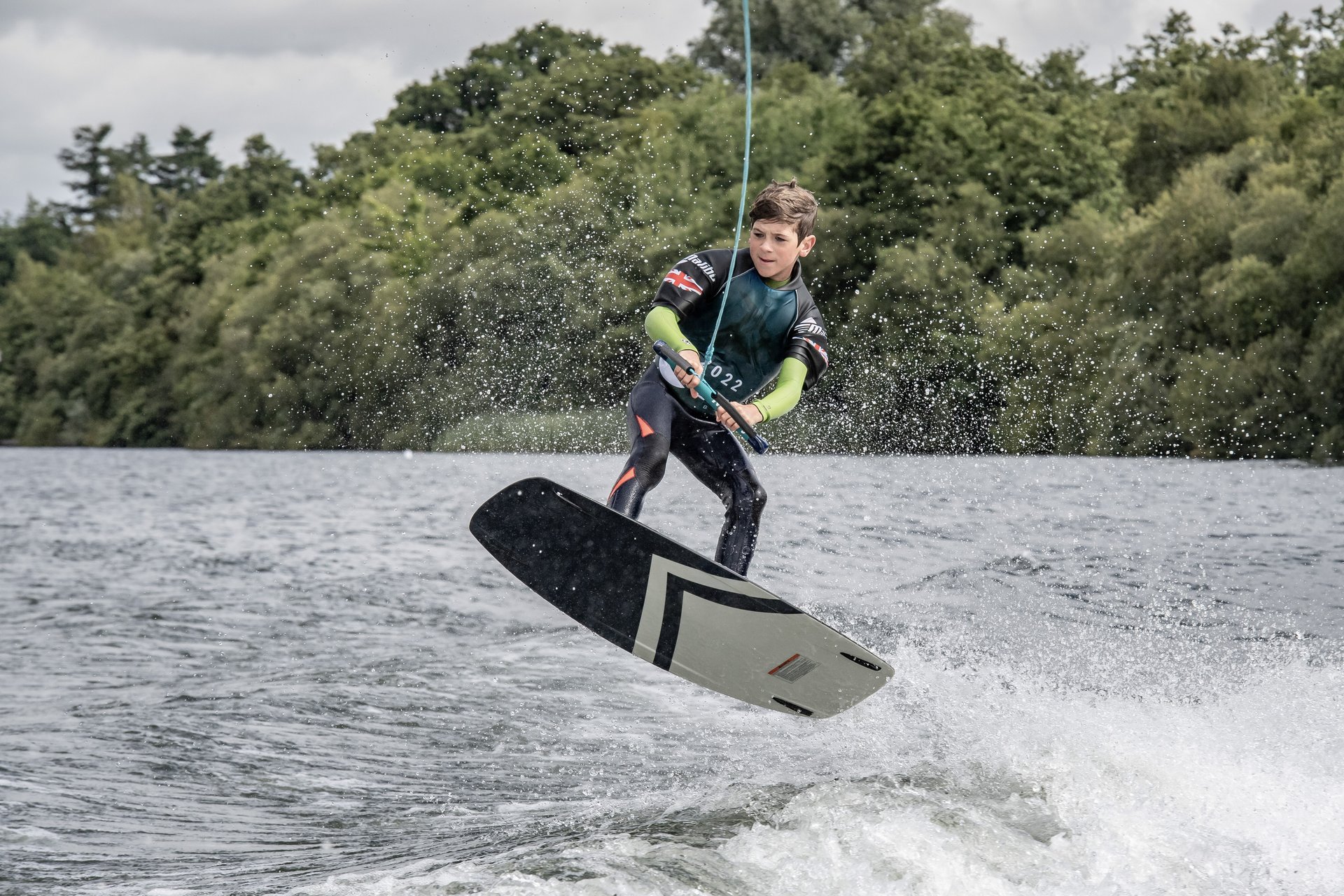 Kit Crowhurst at the 2022 Malibu Boats UK Wakeboard And Wakesurf Nationals